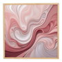 Wallity Pintura Decorativa en Lienzo Enmarcada 80 x 80 cm